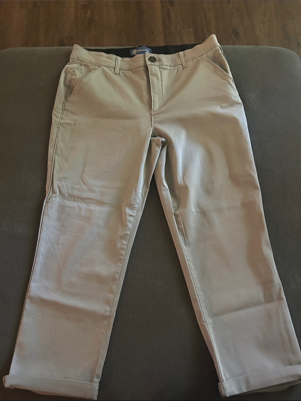 Democracy Women's Straight Leg Pants in Light Khaki
